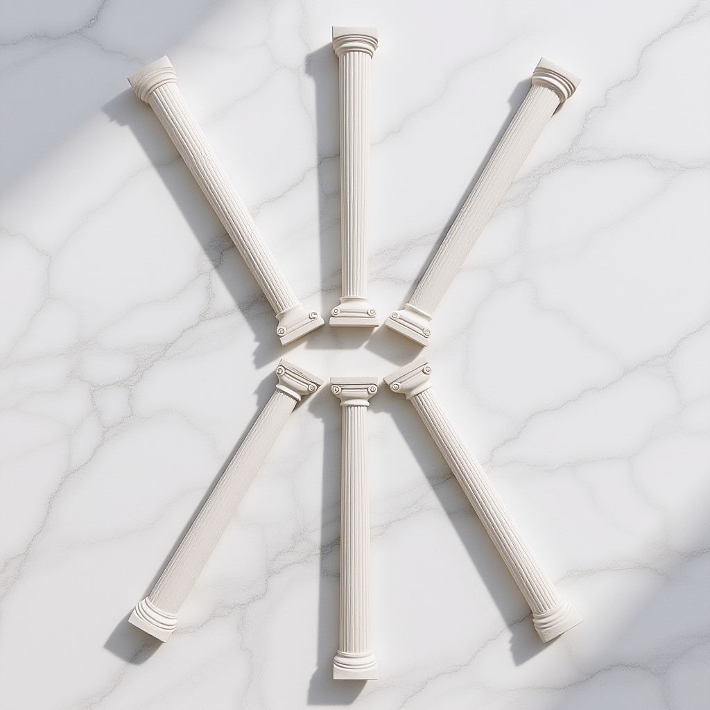 Gardening Tools Photo - Mini Greek Pillar Set 6 Pcs