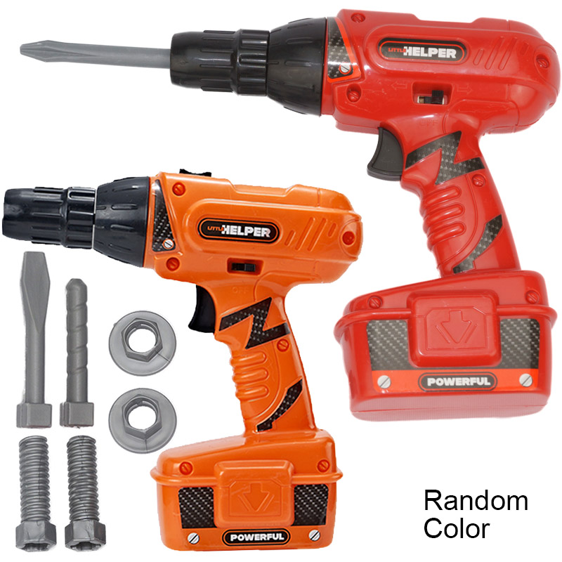 Gardening Tools Kids Set - Tools Toys Electric Drill BO Simulation