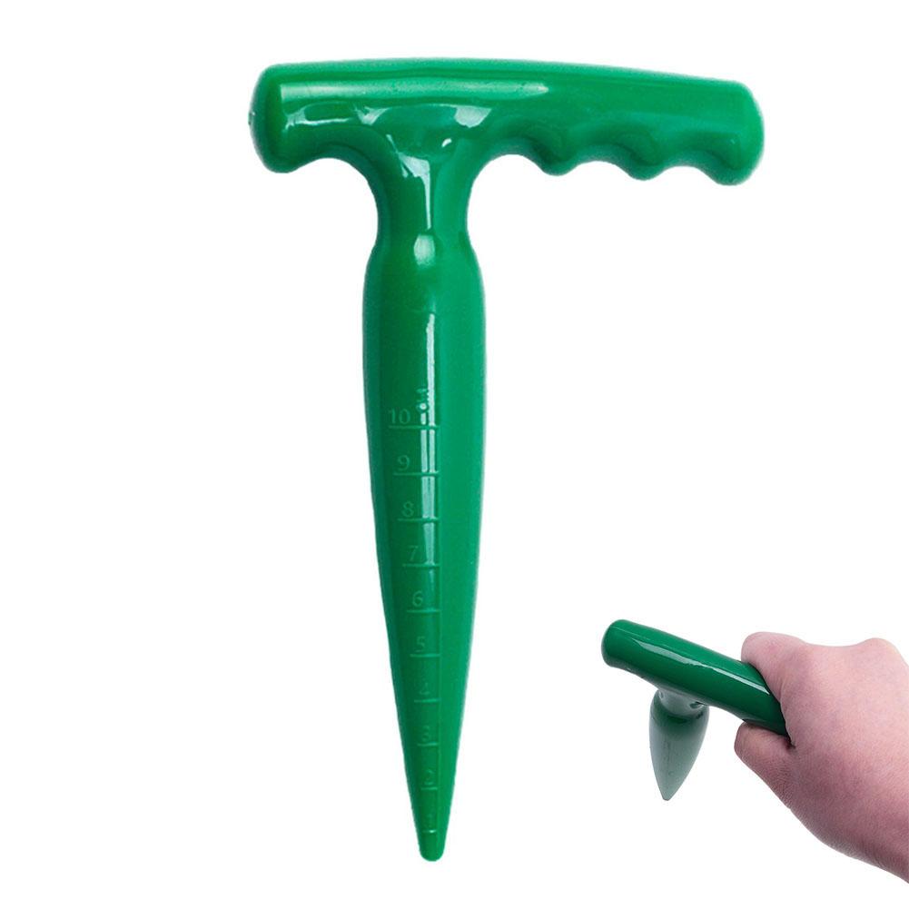 Gardening Tools For Digging - Handheld Garden Hole Puncher Clear Scale