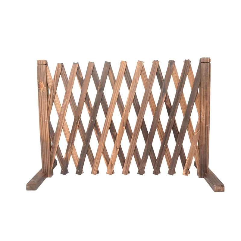 Gardening Tools Photo - Wooden Fence Retractable Garden Trellis Photo