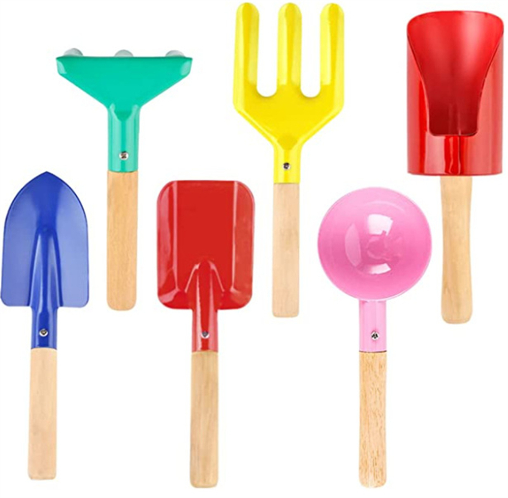Gardening Tools Kids Set - Colorful 6pcs Multifunctional Kids Gardening Tool