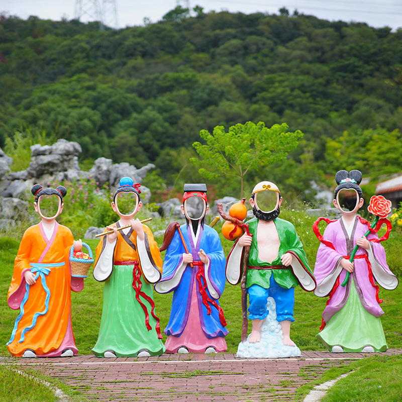 Gardening Tools Photo - Eight Immortals Crossing the Sea Figure
