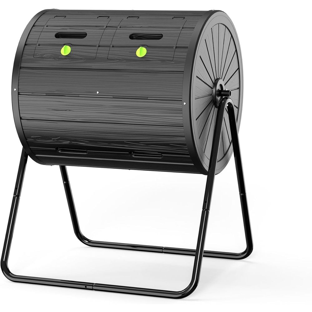 Compost Bin - Outdoor 37.5 Gallon All-Season Dual Chamber