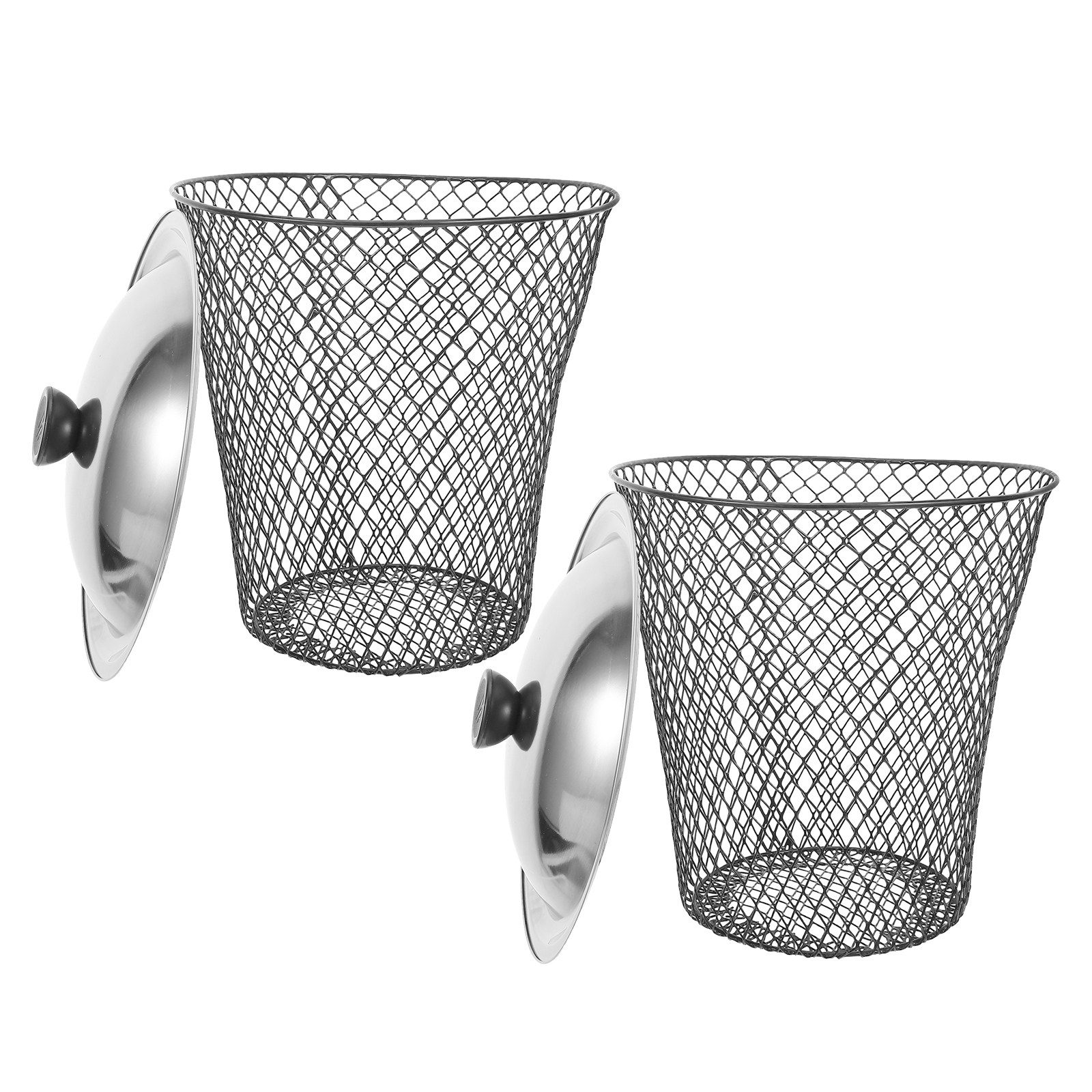 2Pcs Outdoor Metal Trash Can w - Compost Bin review and price
