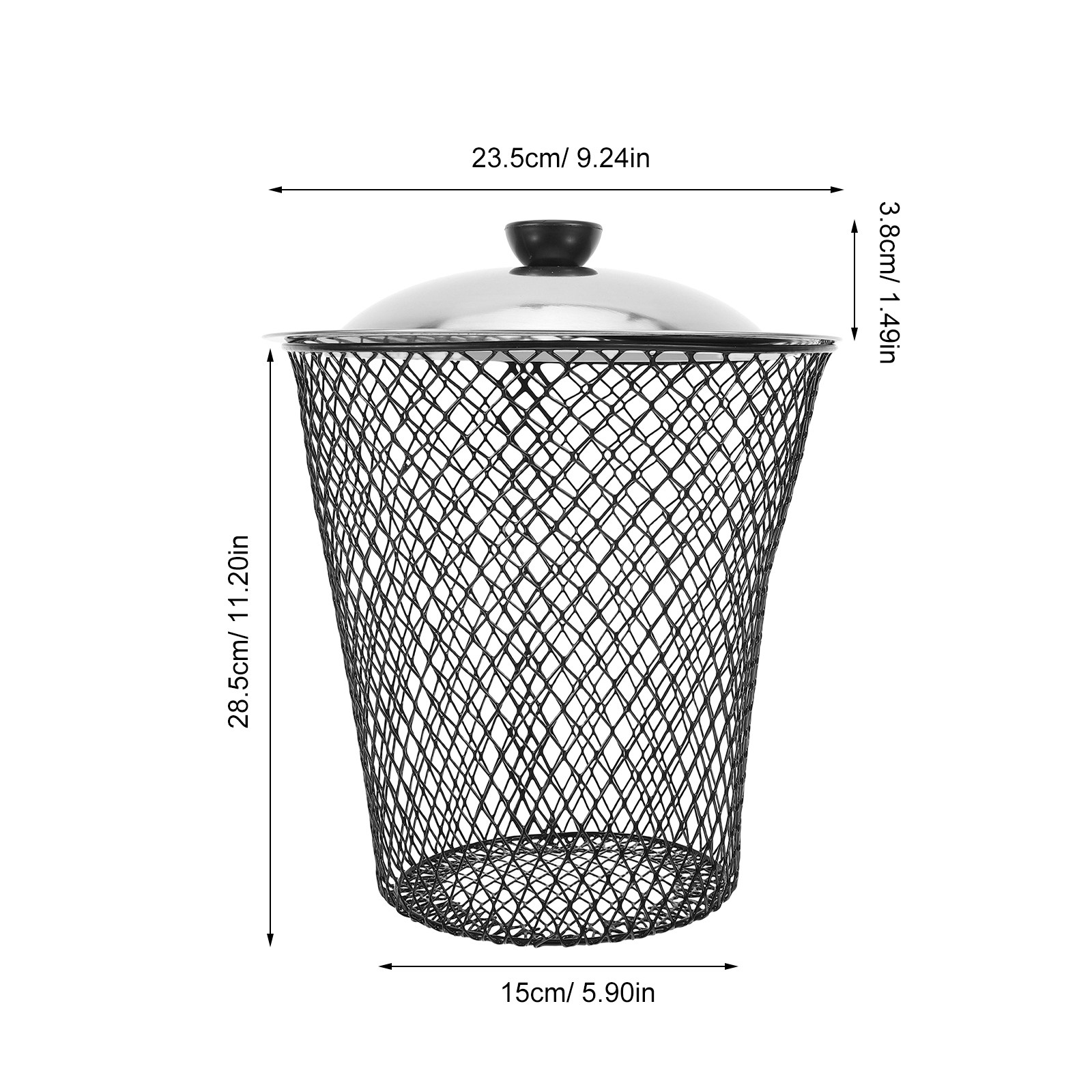 2Pcs Outdoor Metal Trash Can w - Compost Bin review and price