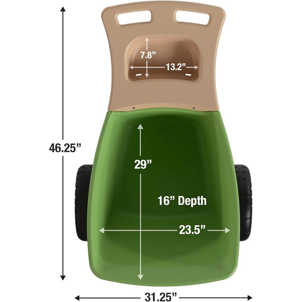 Durable Wheelbarrow with Garde - Gardening Tools Made In Usa review and price