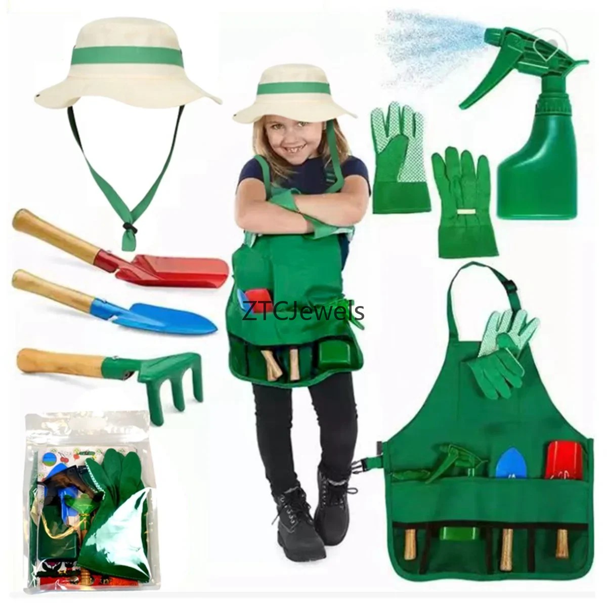 Kids Garden Apron Tool Set wit - Gardening Tools Girls review and price