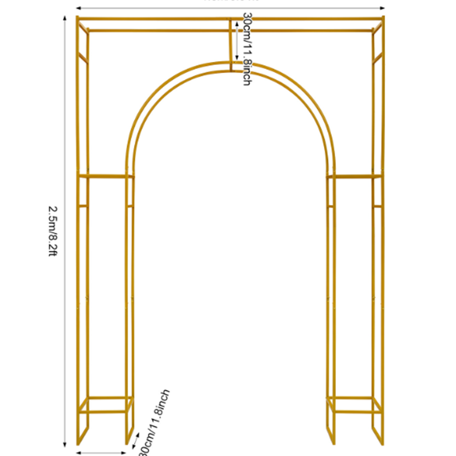 Gold Square Outer Round Inner  - Gardening Tools Photo review and price