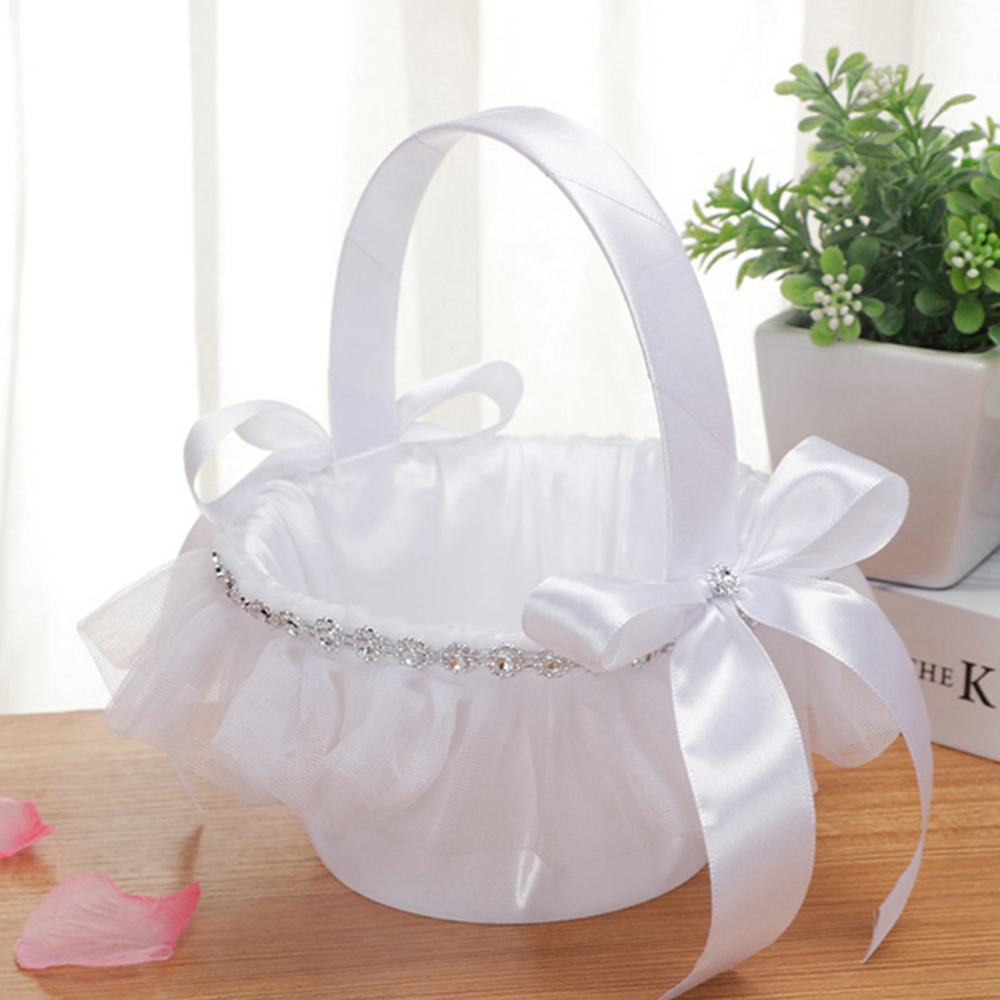 Wedding Baskets White Flower G - Gardening Tools Girls review and price