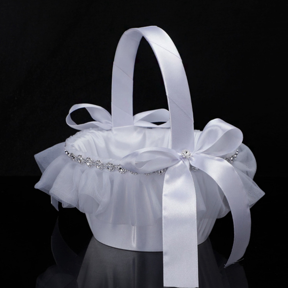 Wedding Baskets White Flower G - Gardening Tools Girls review and price