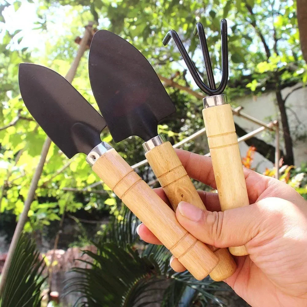3Pcs/Set Mini Garden Tool Set  - Gardening Tools For Digging review and price
