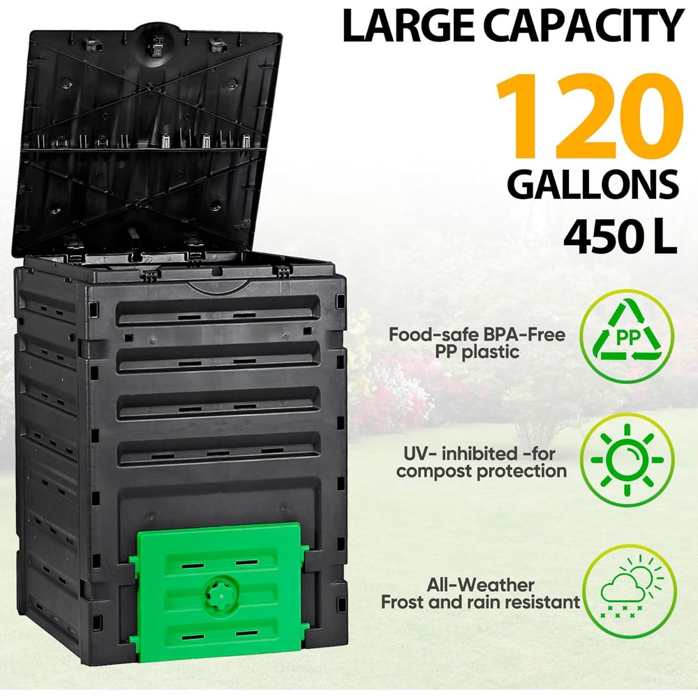 120 Gallon Garden Compost Bin  - Compost Bin review and price