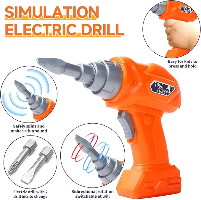 41Pieces Set with Electric Dri - Gardening Tools Girls review and price