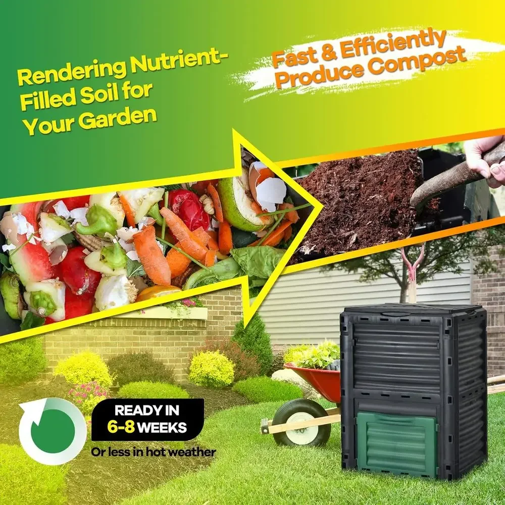 80 Gallon Outdoor Composting B - Compost Bin review and price