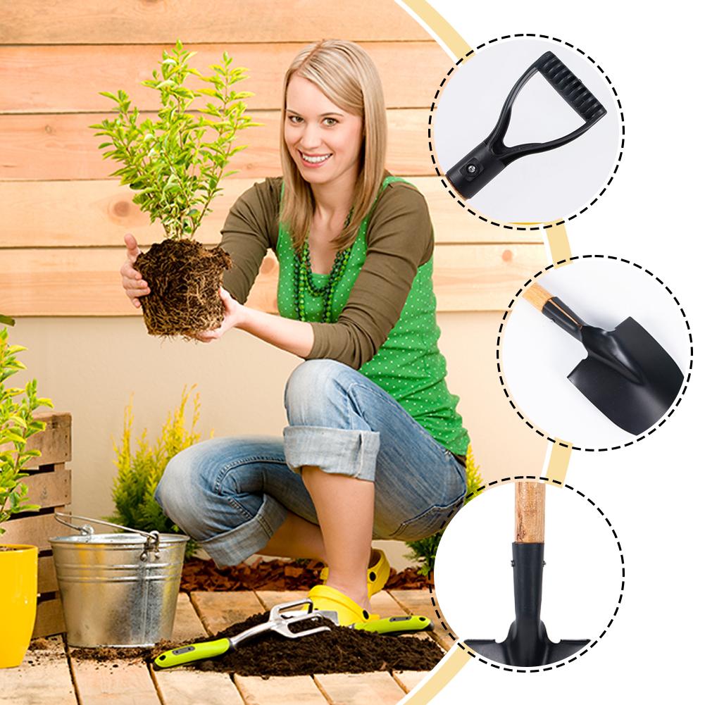 36cm Garden Shovel WIth Wooden - Gardening Tools Kids Set review and price