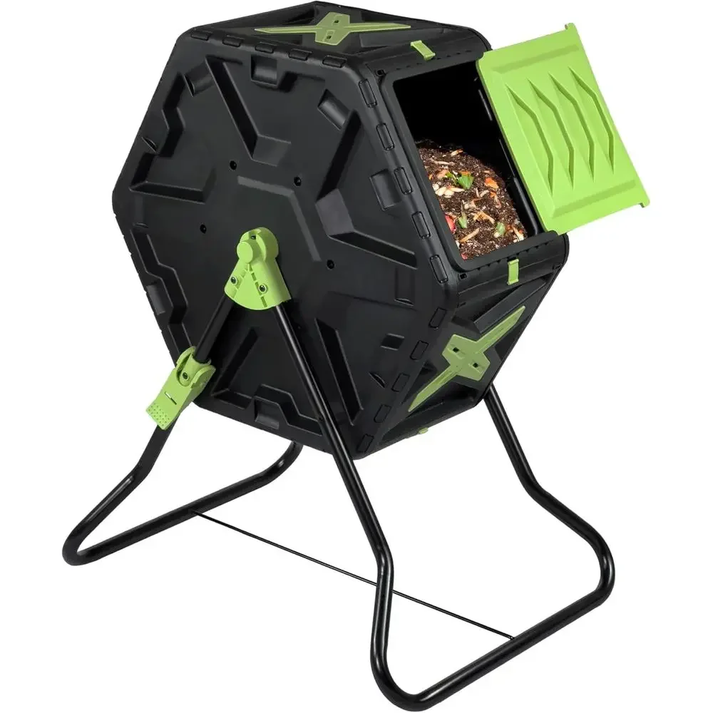 Rotating 21-Gallon Outdoor Com - Compost Bin review and price