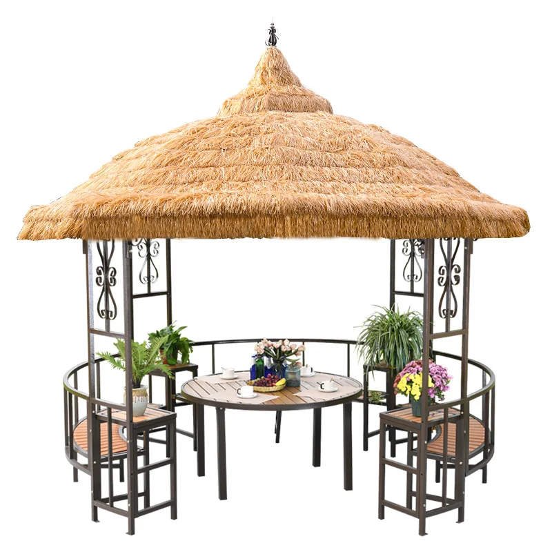 Outdoor thatched pavilions, vi - Gardening Tools Photo review and price