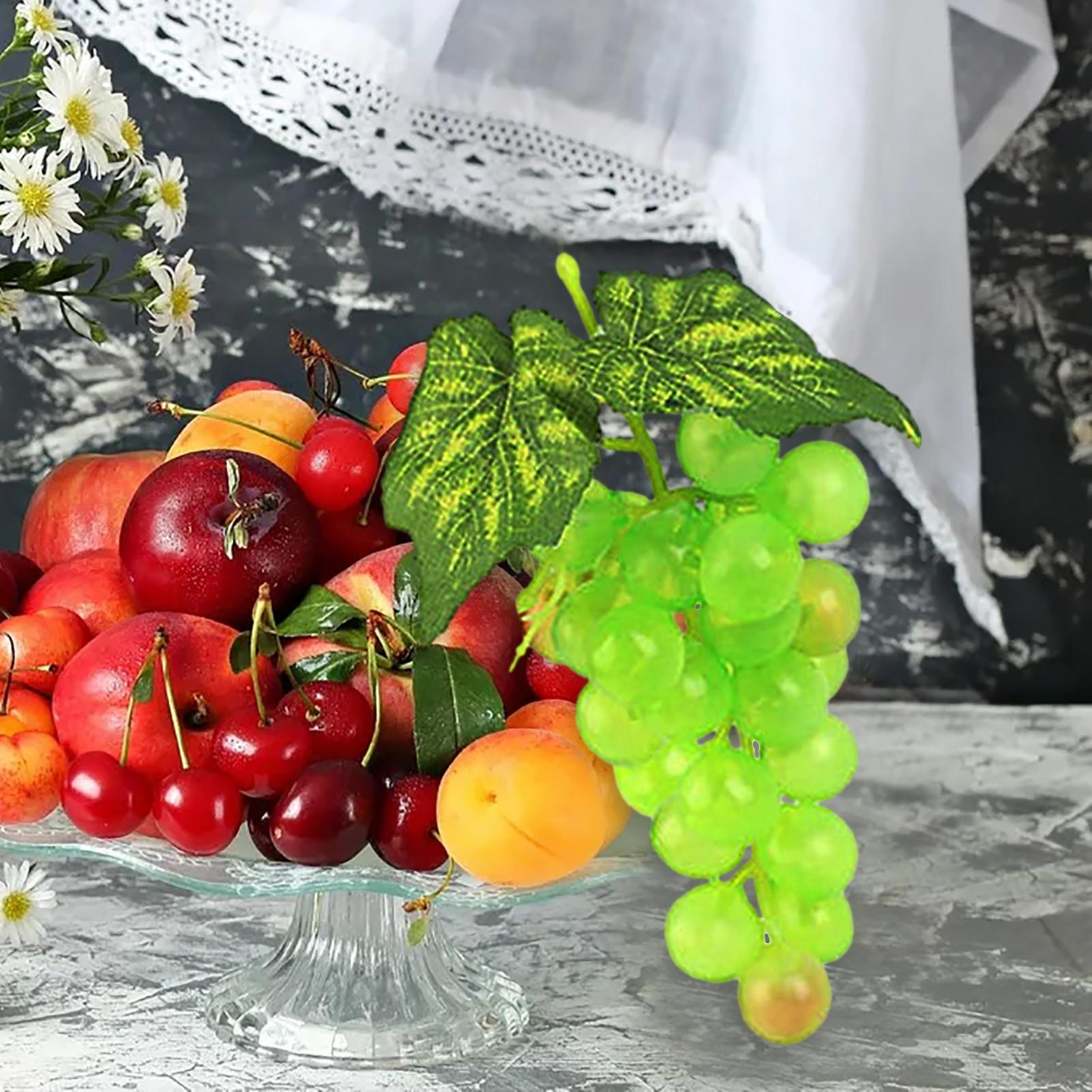 Fake Grapes Bunches Ornament 1 - Gardening Tools Photo review and price