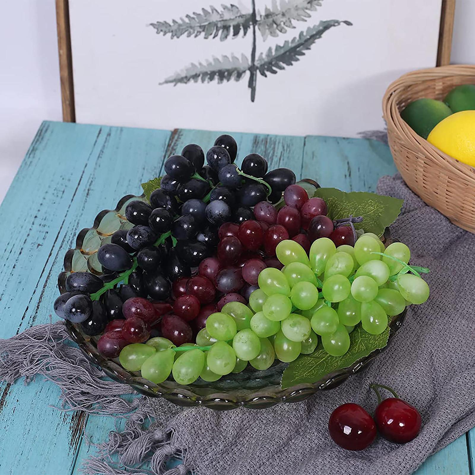Fake Grapes Bunches Ornament 1 - Gardening Tools Photo review and price