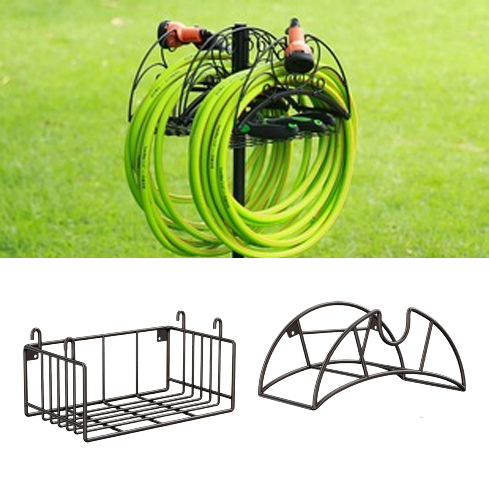 Wall Mount Garden Hose Holder  - Gardening Tools Rack review and price