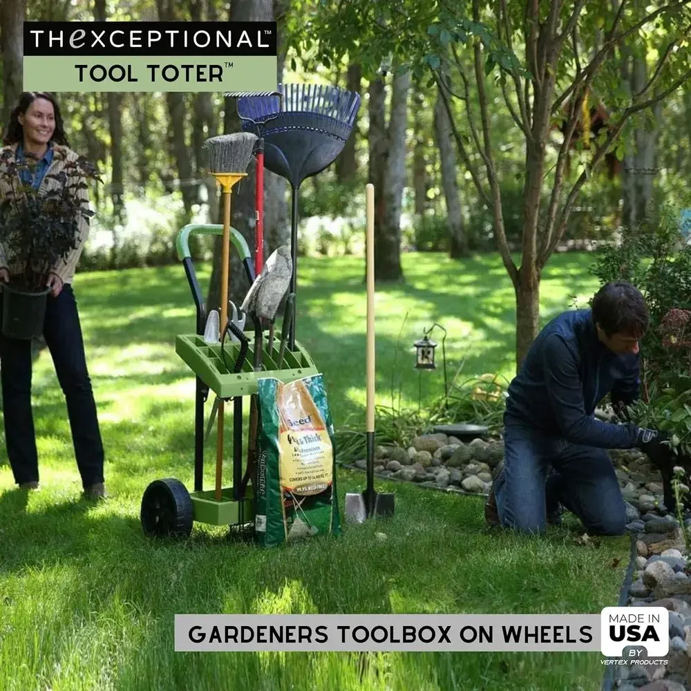 Garden Tool Cart with Tote, Wh - Gardening Tools Made In Usa review and price
